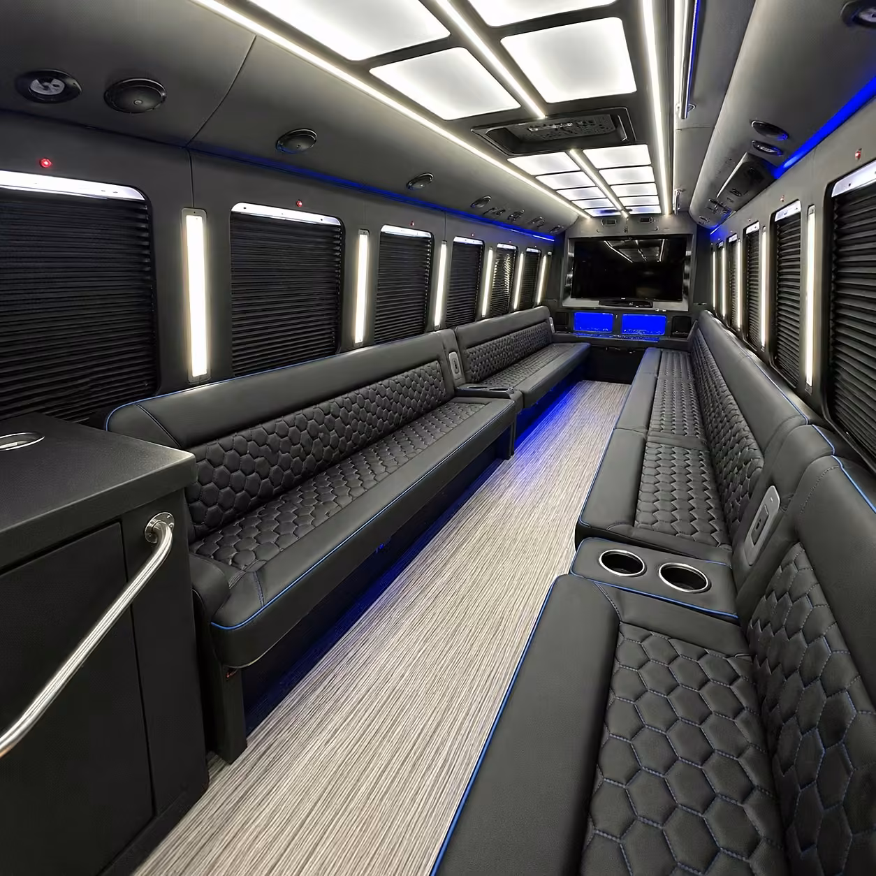 evansville party bus interior